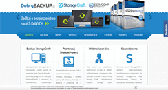 Desktop Screenshot of dobrybackup.pl
